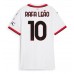 Maillot de foot AC Milan Rafael Leao #10 Extérieur vêtements Femmes 2024-25 Manches Courtes